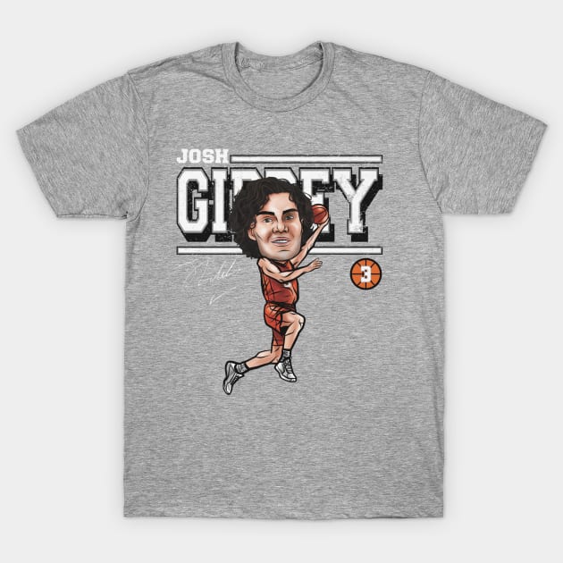 Josh Giddey Oklahoma City Cartoon T-Shirt by danlintonpro